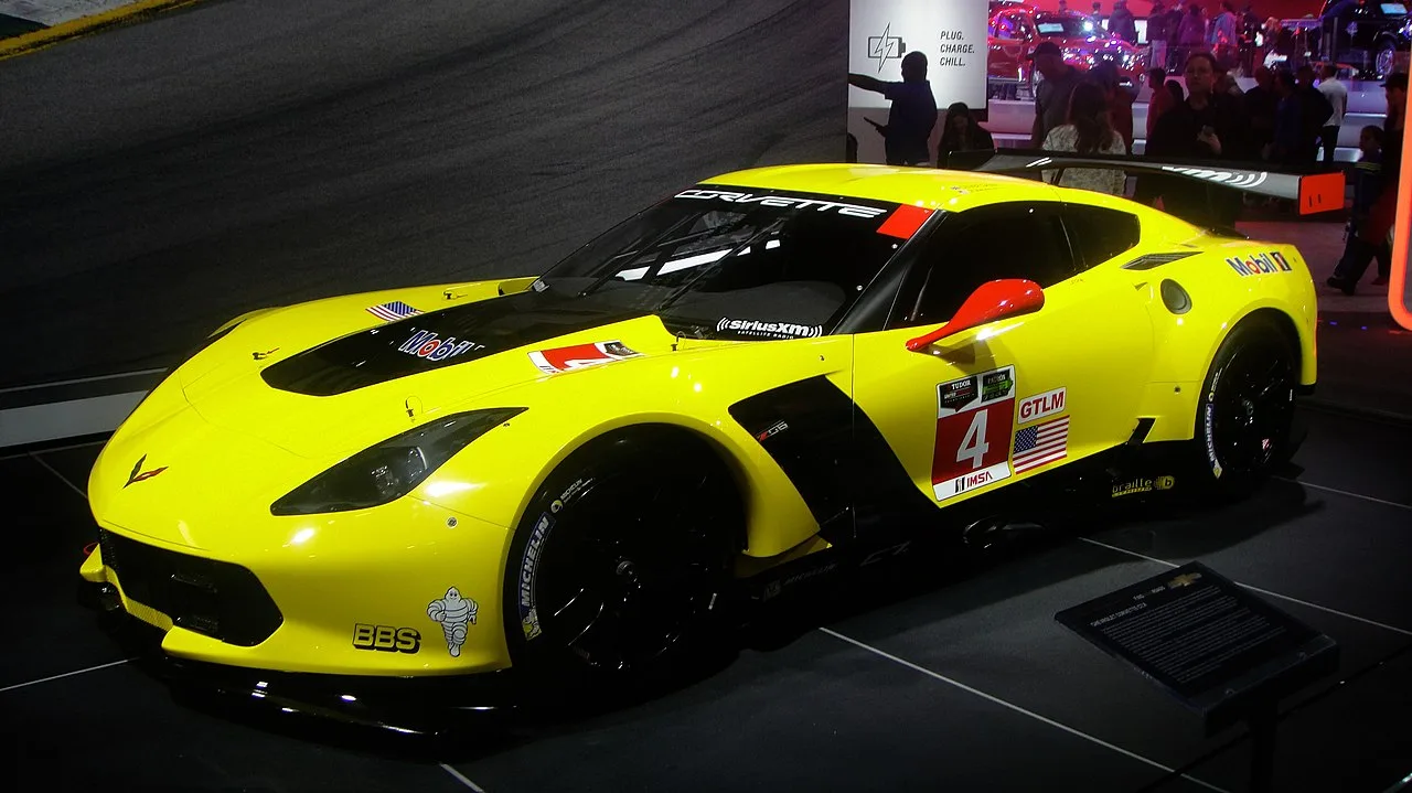 Corvette C7.R No.64 in GTE-Pro klasse tijdens de 24 Uur van Le Mans 2015
